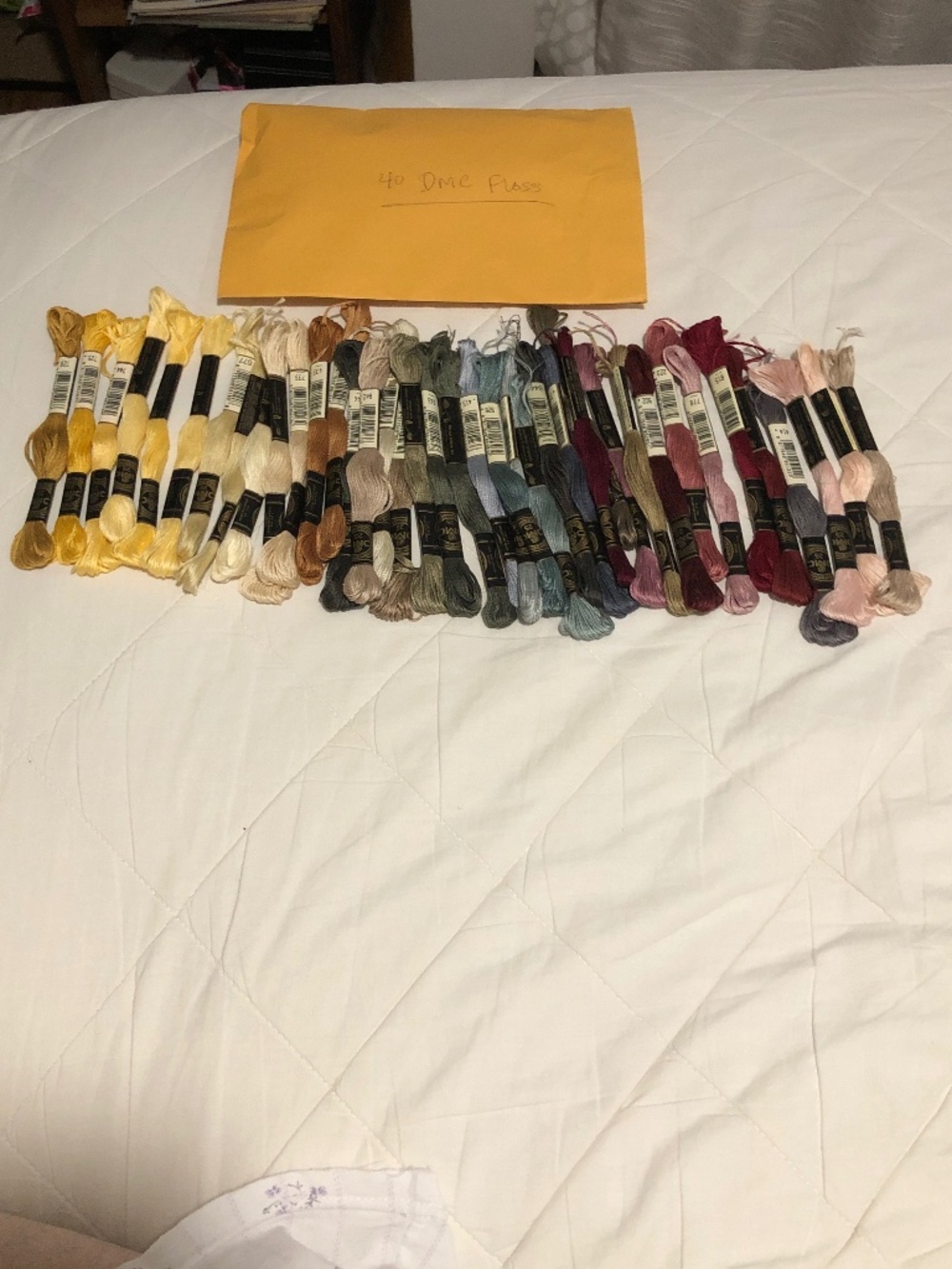 DMC Embroidery thread assorted colours cotton 40 skiens new